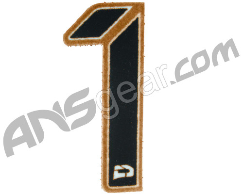 Push Division Velcro Number Patch #1 - Tan