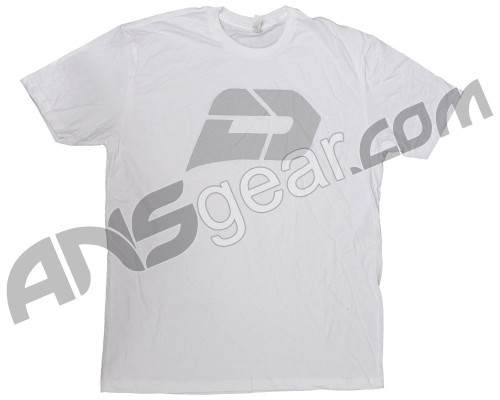 Push Logo Paintball T-Shirt - White w/ Grey