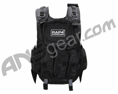 RAP4 Tactical Body Armor Paintball Vest - Black
