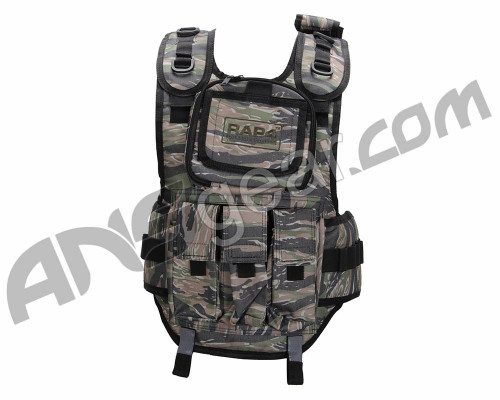 RAP4 Tactical Body Armor Paintball Vest - Tiger Stripe