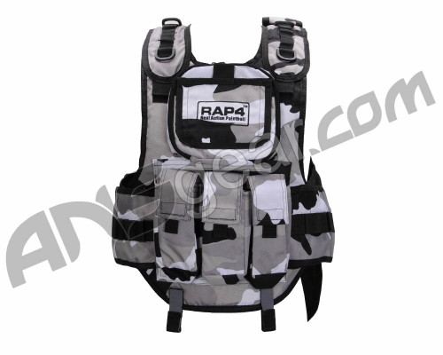 RAP4 Tactical Body Armor Paintball Vest - Urban Street Camo