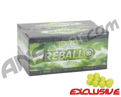 Reball 100 Re-Usable Paintballs - Neon Green