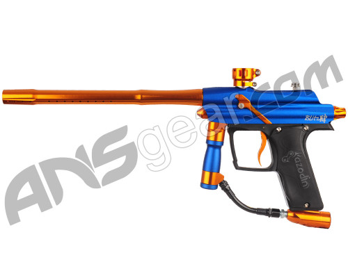 Refurbished - Azodin Blitz 4 Paintball Gun - Dust Blue/Polished Orange (016-0319)