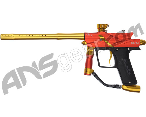 Refurbished - Azodin Blitz 3 Paintball Gun - Orange/Yellow (016-0167)
