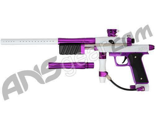 Refurbished - Azodin KP3 SE Kaos Pump Paintball Gun - Polished White/Polished Purple/Dust Purple (016-0118)