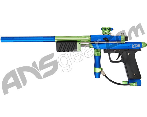 Refurbished - Azodin KP3 SE Kaos Pump Paintball Gun - Dust Blue/Polished Green/Dust Green #1 (016-0116)