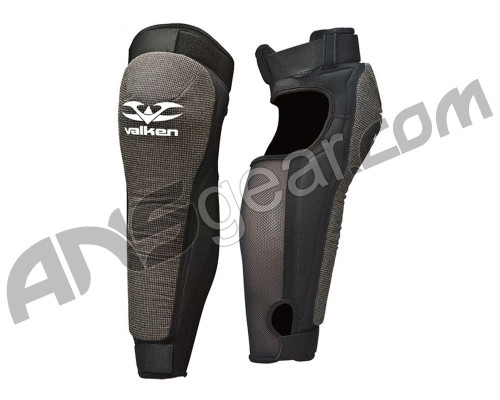 Refurbished - Valken Impact Paintball Knee/Shin Pads - Black - Small (024-0004)