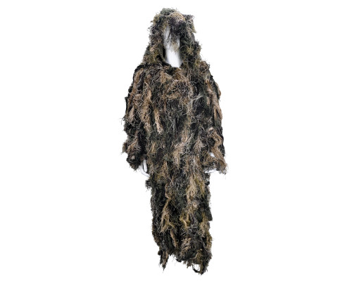 Bushrag Ghillie Pack & 4-in-1 Suit - Woodland - ANSgear.com