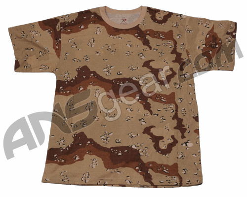 Rothco Short Sleeve T-Shirt - 6 Color Desert Camo
