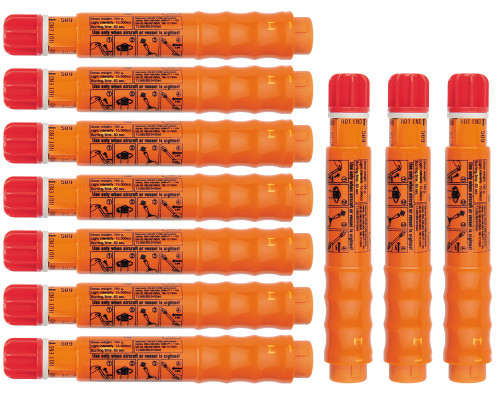 Comet Hand Held Signal Flare - 10 Pack