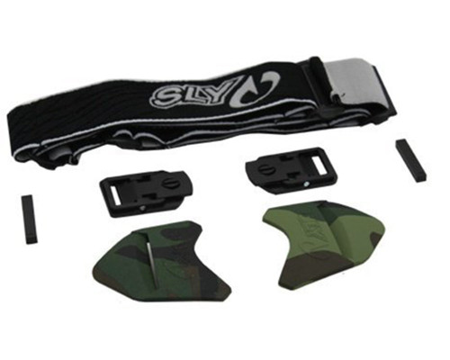 Sly Profit Replacement Goggle Straps - Woodland Camo