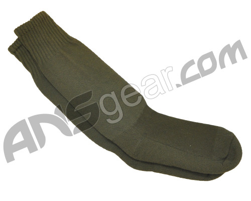 Military Style Long Socks - Olive