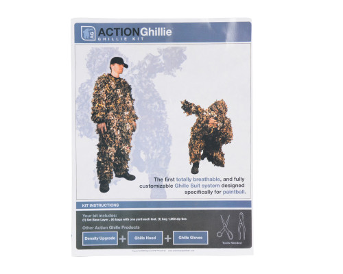 Special Ops Action Ghillie Complete Suit - Woodland