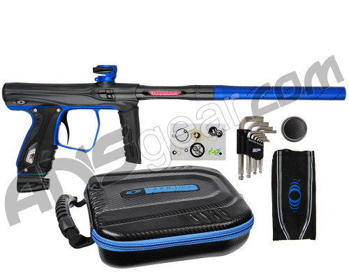 SP Shocker XLS Paintball Gun - Black/Blue/Black