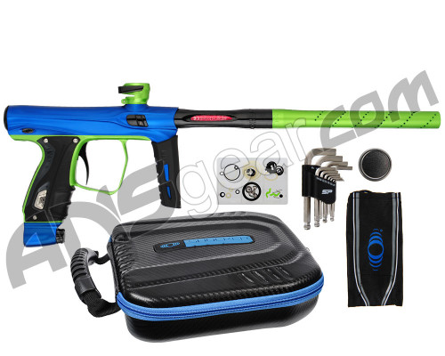 SP Shocker XLS Paintball Gun - Blue/Slime/Black