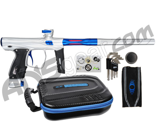 SP Shocker XLS Paintball Gun - Clear w/ Blue Accents