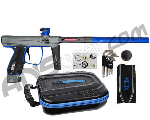 SP Shocker XLS Paintball Gun - Pewter/Blue/Black
