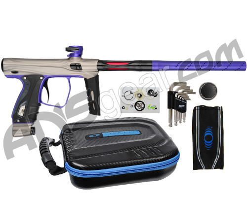 SP Shocker XLS Paintball Gun - Stone/Purple/Black