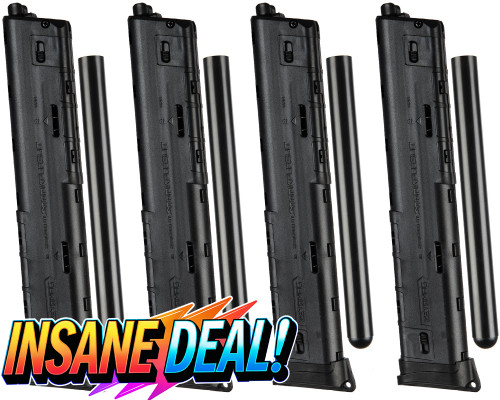 4 Pack Stark Pursuit 20 Round ZetaMag Gen 3 - TiPX/TPX - Black