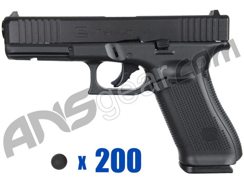T4E .43 Cal Delta Training Pistol Paintball Package Kit - Glock G17 Gen 5 (First Edition)