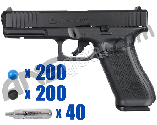 T4E .43 Cal Lima Training Pistol Paintball Package Kit - Glock G17 Gen 5 (First Edition)