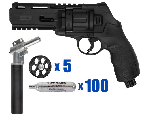 T4E .50 Cal TR50 11 Joule Paintball Revolver For Home Defense - Basic Kit 4