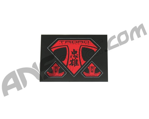 Tadao Sticker Sheet Black/Red