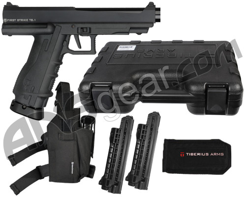 Tiberius Arms 8.1 Paintball Gun Pistol Players Pack - Black