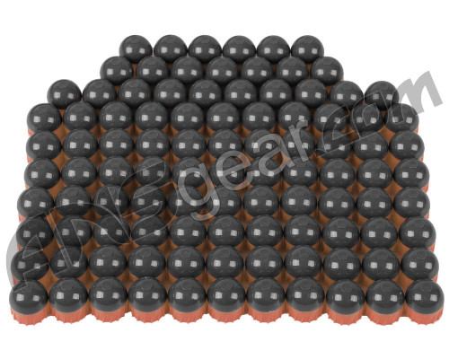 Tiberius Arms First Strike Paintballs 100 Count - Smoke/Copper Shell - Blue Fill