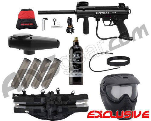 Tippmann A5 E Epic Paintball Gun Package Kit
