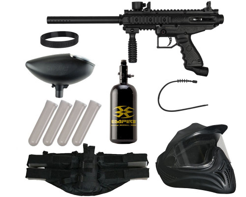 Tippmann Cronus Legendary Paintball Gun Package Kit - Black/Black