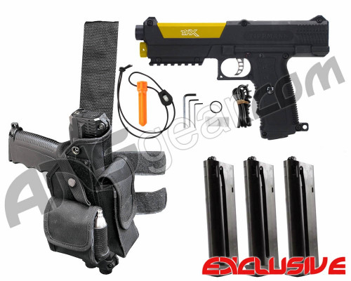 Tippmann TiPX Trufeed Deluxe Pistol Kit - Black/Dust Yellow
