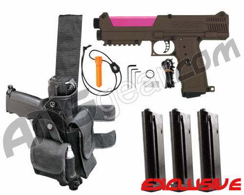 Tippmann TiPX Trufeed Deluxe Pistol Kit - Coyote Brown/Dust Pink