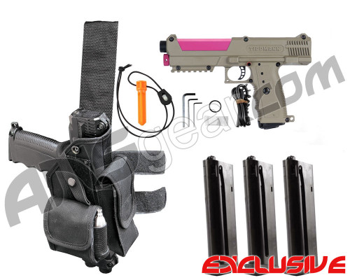 Tippmann TiPX Trufeed Deluxe Pistol Kit - Dark Earth/Dust Pink