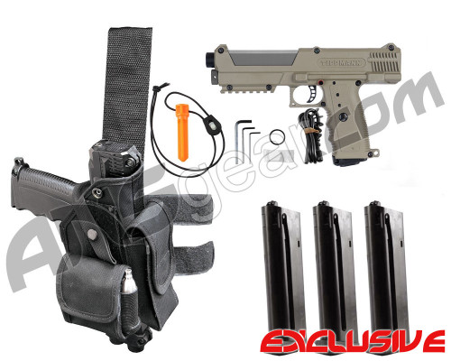 Tippmann TiPX Trufeed Deluxe Pistol Kit - Dark Earth/Gun Metal Grey