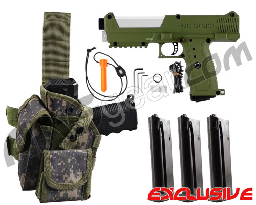 Tippmann TiPX Trufeed Deluxe Pistol Kit - Olive/Storm Trooper
