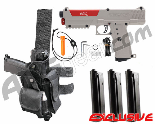 Tippmann TiPX Trufeed Deluxe Pistol Kit - Desert Tan/Dark Lava