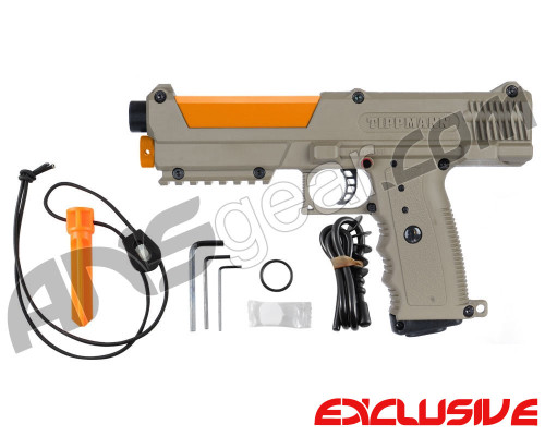 Tippmann TiPX Trufeed Paintball Pistol - Dark Earth/Sunburst Orange