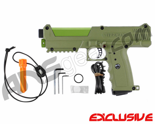 Tippmann TiPX Trufeed Paintball Pistol - Olive/Sour Apple