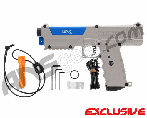 Tippmann TiPX Trufeed Paintball Pistol - Desert Tan/Cobalt