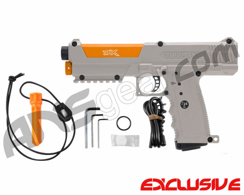 Tippmann TiPX Trufeed Paintball Pistol - Desert Tan/Sunburst Orange