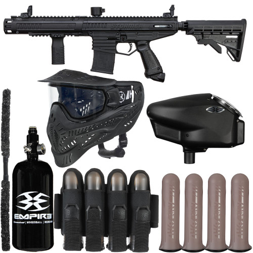 Tippmann Stormer Elite Dual Fed Vendetta Paintball Gun Package Kit