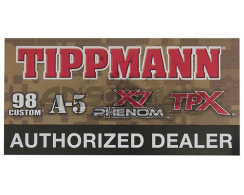 Tippmann Authorized Dealer Window Sticker 12" x 6" - Guns