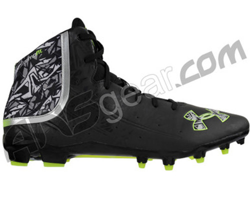 Under Armour Banshee Mid MC Paintball Cleats - Black/White