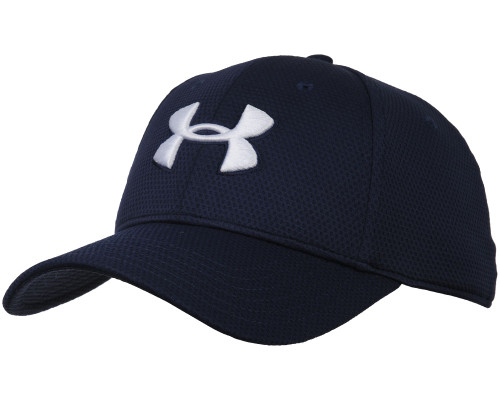 Under Armour Blitzing II Stretch Fit Hat - Midnight Navy/White (410)