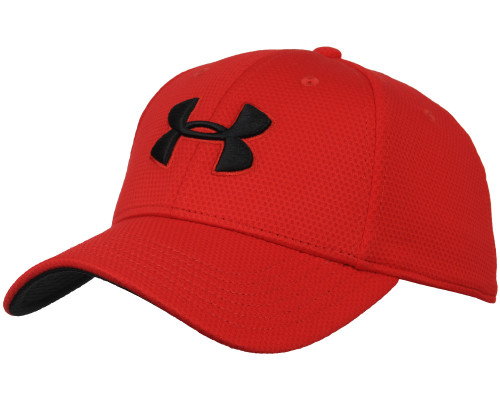 Under Armour Blitzing II Stretch Fit Hat - Red/Red/Black (600)