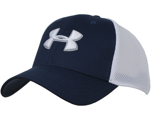 Under Armour Golf Mesh Stretch 2.0 Hat - Academy/White (409)