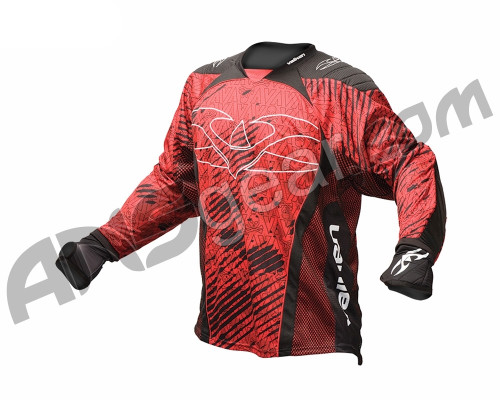 2013 Valken Redemption Paintball Jersey - Red Scar
