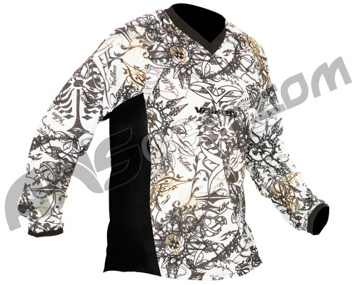 2011 Valken Crusade Paintball Jersey - Whiteout