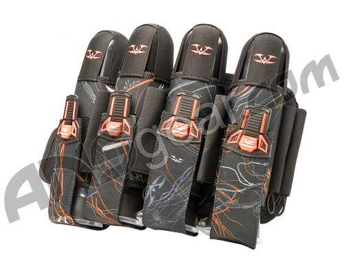 2012 Valken Crusade Paintball Harness 4+7 - Static Red